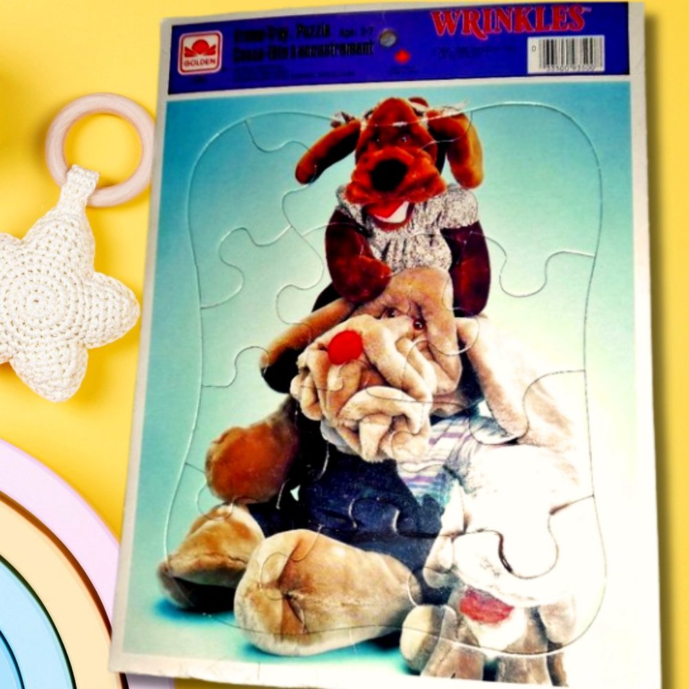 Vintage 80's Wrinkles Frame Tray Puzzle